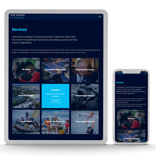 Jake SUgden Photography Mobile