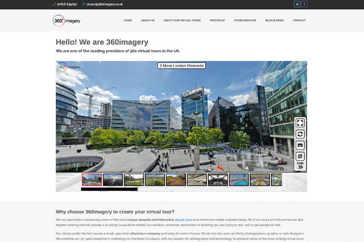 36o Imagery Website