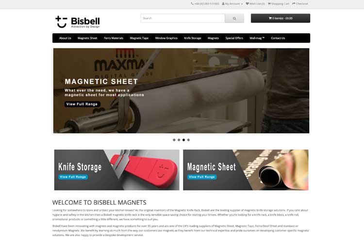 Bisbell Magnets Website