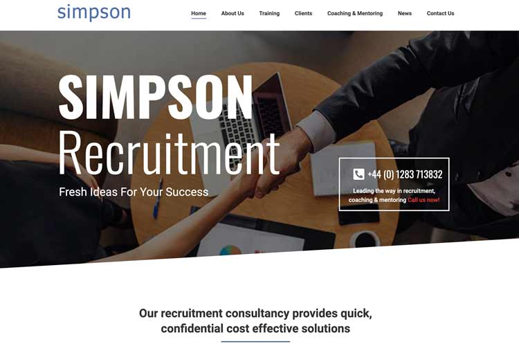 Simpson Recruitment Website